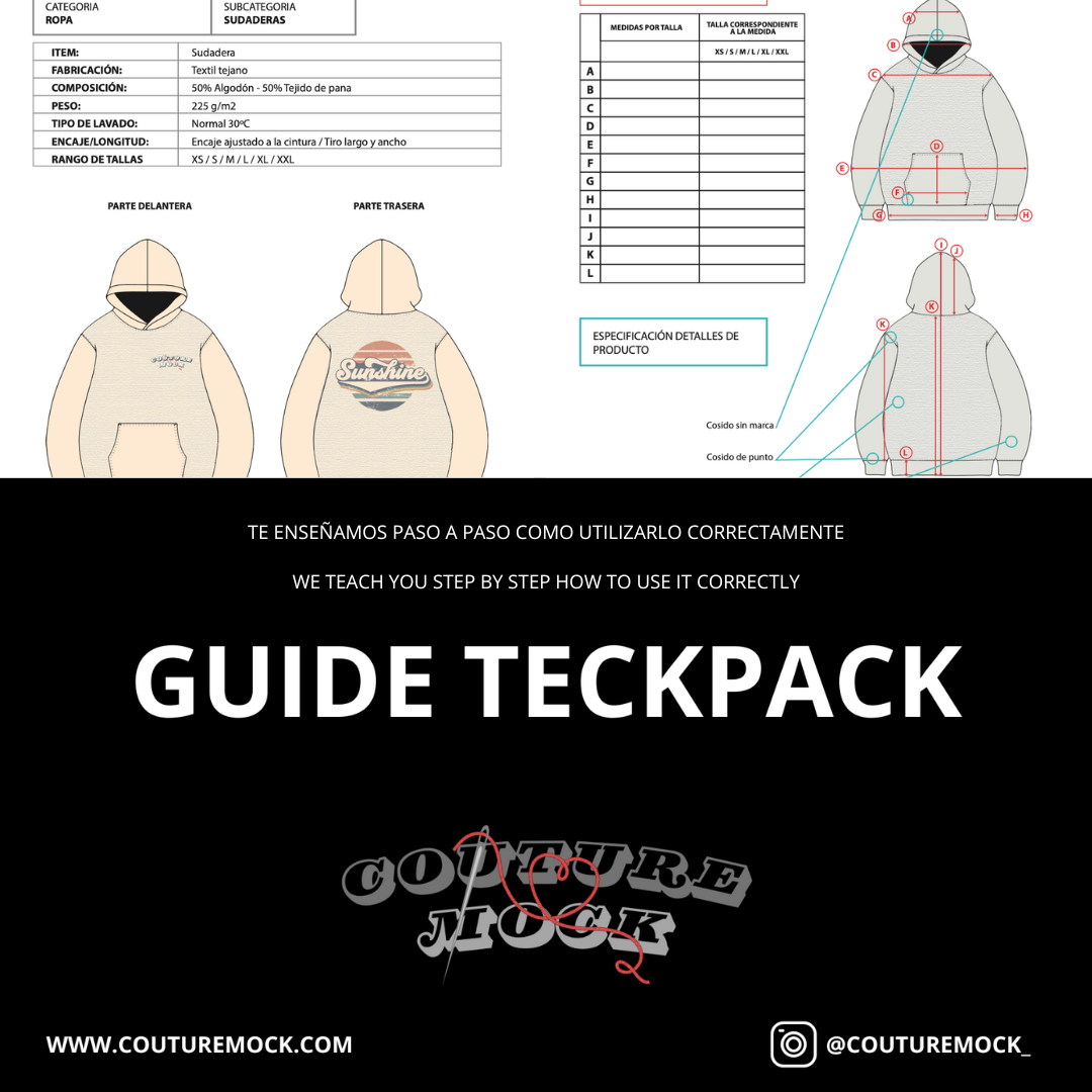 MEGA PACK! + 500 CLOTHING AND ACCESSORY VECTOR MOCKUPS + (POCKETS, COLLARS, HOODS...) + TUTORIALS! 95 3D MOCKUPS AND 2 MANNEQUINS, TECH PACK WITH A GUIDE, OVER 3000 MANUFACTURERS WORLDWIDE! NEW DESIGNS ADDED MONTHLY!