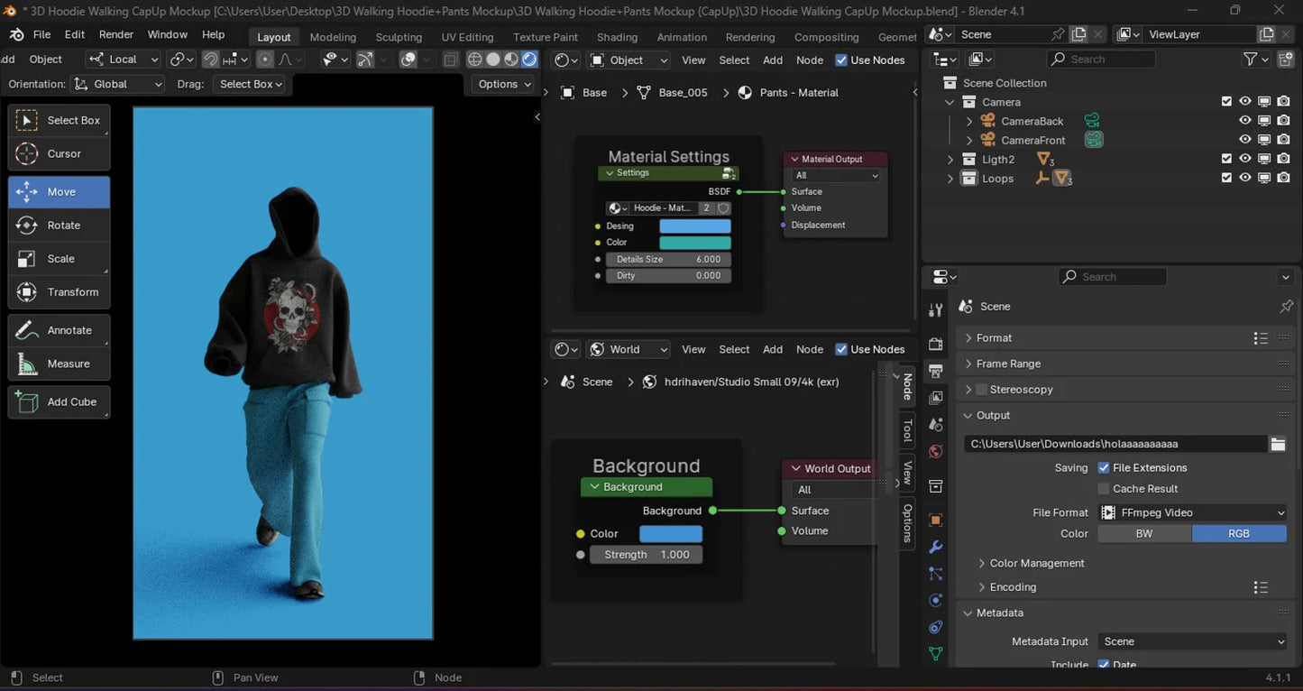 MANIQUI 3D CAMINANDO + VIDEO TUTORIAL (MUY FÁCIL DE PERSONALIZAR) + MAQUETAS 3D VISION 350º