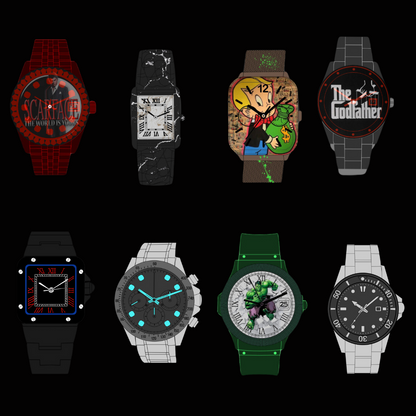 VECTOR MOCKUPS WATCHES