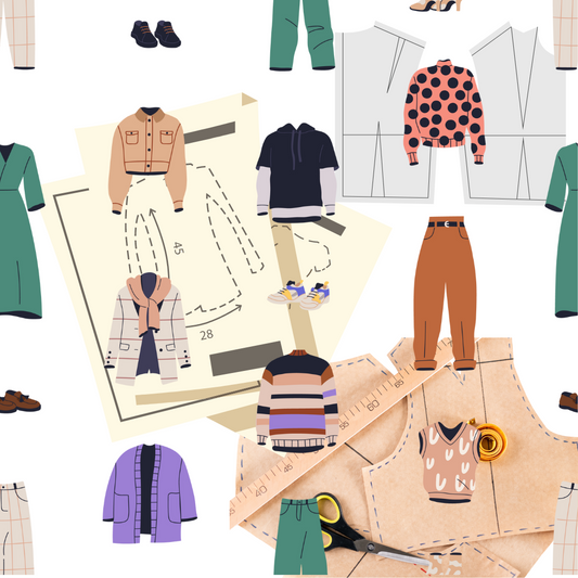 PACK OF MORE THAN 2000 CLOTHING PATTERNS: DOWNLOAD, PRINT AND START MAKING