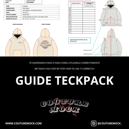 MEGA PACK! + 500 CLOTHING AND ACCESSORY VECTOR MOCKUPS + (POCKETS, COLLARS, HOODS...) + TUTORIALS! 95 3D MOCKUPS AND 2 MANNEQUINS, TECH PACK WITH A GUIDE, OVER 3000 MANUFACTURERS WORLDWIDE! NEW DESIGNS ADDED MONTHLY!